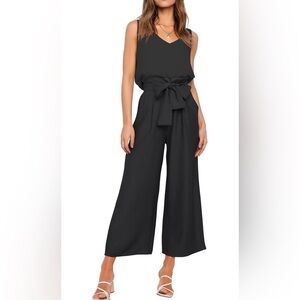 FancyInn Women’s 2 Piece Set V-neck Cropped Pants